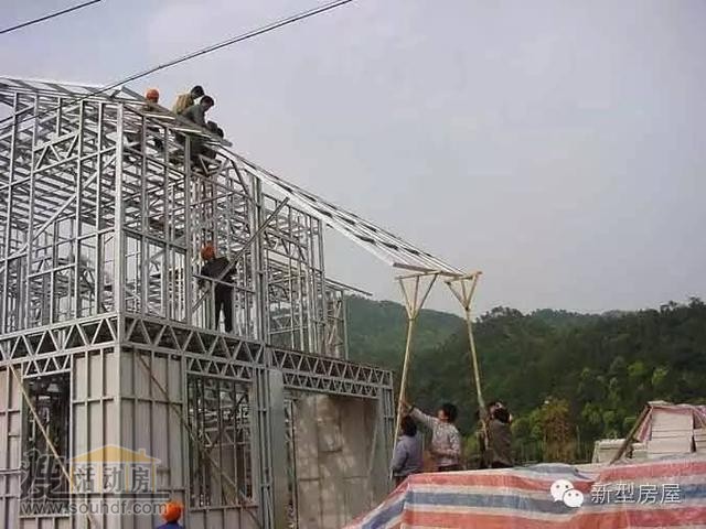 北京轻钢房屋建造过程以及优点