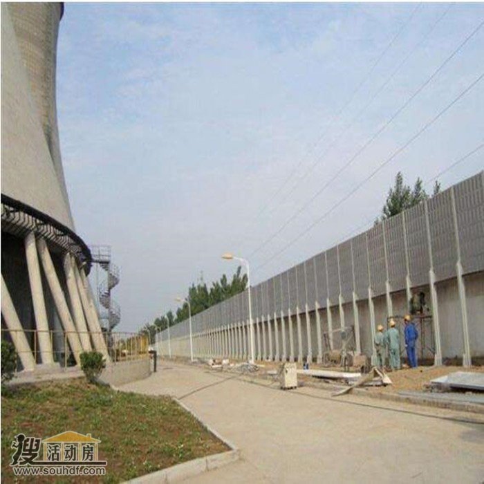 冷却塔安装声屏障