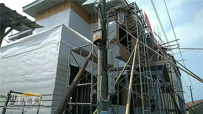 轻钢结构建筑北京施工中