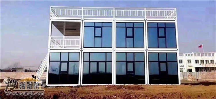 太阳花暖通设备有限公司廊坊安次龙河高新区龙泽路1315平米防火A级集装箱房子出租 