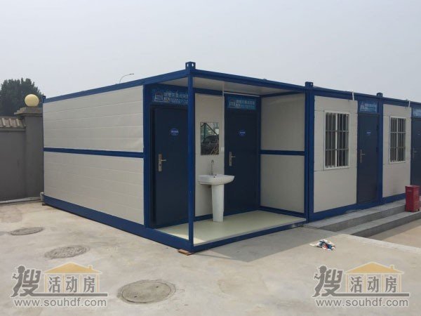 折叠集装箱安装完以后效果